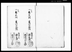 南久太郎町六丁目水帳 / Document of Townspeople image