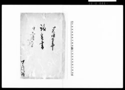 議定書（八蔵・儀兵衛両人企て荷担仕らざる旨につき） / Document of Rural Area image