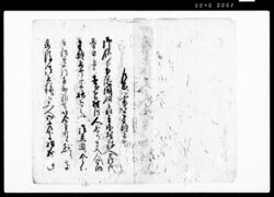 御領主様夫人不足ニ付願書(夫人人少きため1人千両割にて金納の旨許可願) / Document of Community image