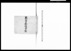 聴詔方検使要録 / Document of Laws image