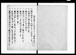 村方請取之節心得可申品々并検地之事(写本) / Document of System image