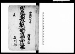 陸奥国石川郡山白石組南山形村宗門人別曹洞宗御改帳(寛政12年迄5ヶ年分) / Document of Laws image