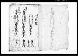 下野国芳賀郡大道泉村立帰場申ノ改帳 / Document of Rural Area image