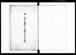 （養子の関する法例書抜） / Document of Laws image
