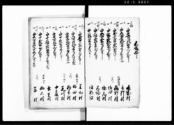 （美濃国及び尾張国三郡村高書上帳） / Document of System image