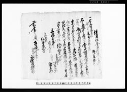 越後国蒲原郡野中村文書 (乍恐以口上書奉願候)他 / Document of Community image