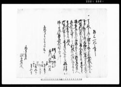 拝見一札之事(我等大勢へ相掛売掛貸金出入訴訟の所差日拝見につき)他 / Document of Litigation image