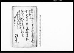 奈良尾村半兵衛藁鳰焼失糺口書并勤書(嘉永三年戌六月下之郷孫助隠居家焼失口書勤書) / Document of Rural Area image