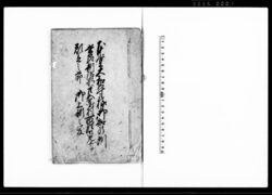 本堂大和守様御知行所常州新治郡廿五箇村百姓御免下ケ願立之節御上訴之写(松平越中守へ御駕上訴一件) / Document of Litigation image