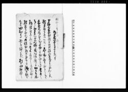 (若森県役所宛拝借米当午返納分延期願及び囲籾当午積立分免除願につき控書) / Document of Community image