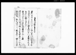 御奉行所忍御役所削取届書之写(堤上へ揚土の処削取の旨につき) / Document of System image