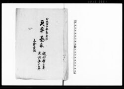本苗字安冨奥田 奥平基家 元倉吉組(鳥取藩奥平家家筋書上) / Document of Occupation image