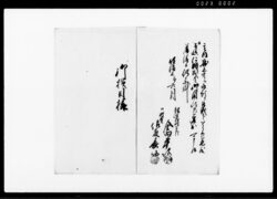 人頭預置申一札之事(当村義左衛門召捕一条の為忠左衛門・太郎左衛門・さと預置につき) / Document of Laws image