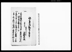 以書付御執成申上候事(江部円蔵儀商道締役白札勤役の件につき) / Document of Rural Area image