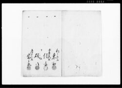 裏々困窮人防人足書抜 / Document of Rural Area image