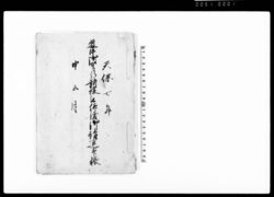 道中御奉行所様被仰渡御請連印帳(甲州道中日野宿助郷武州多摩郡中野村) / Document of Transportation image