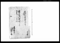 尊像御焼却ニ付出先之月誌(弥彦村真言院持神宮寺本尊与安置仕置候仏像御焼却につき) / Document of Temples and Shrines image