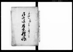 御吟味始末控帳（市兵衛と平十郎・清左衛門の喧嘩につき評定所での吟味記録） / Document of Laws image