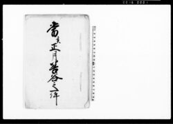 当亥正月善谷之一件(谷五郎善次郎両人御糺の一件・農業不精之趣博奕吟味中につき) / Document of Litigation image