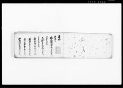 文政十亥歳 手控(御領知巡見他領道中につき) / Document of Rural Area image
