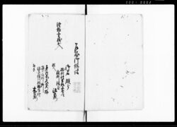 諸願書附留(大坂平野流町 九) / Document of Townspeople image