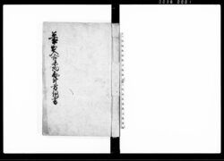 公事出入吟味物取計方伺書 / Document of Laws image