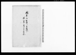 関東御取締リ御出役様より囚人番之義ニ付御申渡之写 / Document of Laws image