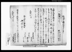 相渡申借地証文之事(利根川通大堤北側屋舗壱ヶ所借地願)他 / Document of Rural Area image