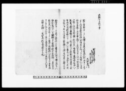 御掛合手紙下案 / Document of Rural Area image