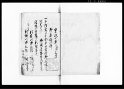 小金原御鹿狩一件(小金原にて鹿狩につき道程・人足等書上) / Document of Litigation image
