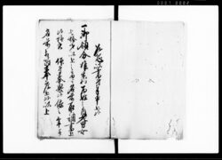 御領分椎木村老男女調帳 / Document of Rural Area image