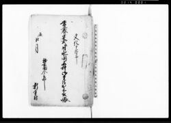 当丑春定式用水囲石科御普請出来形帳 / Document of Politics image