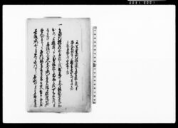 天笠堂村横道分量杭之儀ニ付尚又右村方より願書差上候ニ付御尋之趣乍恐左ニ御書申上候 / Document of Rural Area image