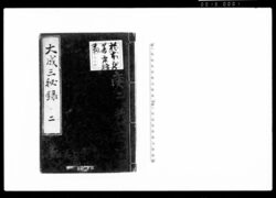 大成三秘録 二 / Document of Laws image