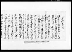 差入申一札之事(夜中押込乱妨につき)他 / Document of Rural Area image