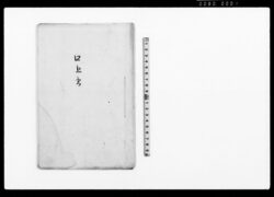 口上書(真里谷村太兵衛養子政吉日頃之所業につき) / Document of Rural Area image