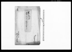 龍善院跡寮ニ願御達書御下リ / Document of Laws image