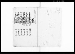 米雑穀有高一村理書上帳（雛形） / Document of Rural Area image