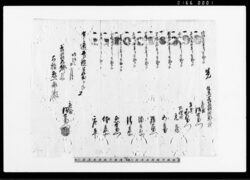 覚(但馬養父郡津野村印鑑差出) / Document of Laws image