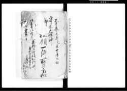 寄木大明神御□□領一件取計方扣 / Document of Litigation image