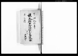 秩父領上三沢村宗旨御改帳 / Document of Laws image