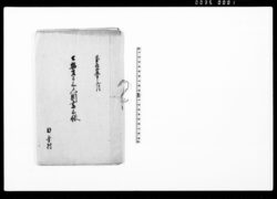 七拾才已上人別書上帳・駿州日守村高調書上帳 / Document of Laws image