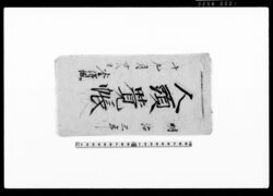 人頭覚帳(小金澤組男女計54人) / Document of Rural Area image