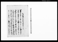 乍恐以書付御届奉申上候(百姓共臨時米一条騒立につき届) / Document of System image
