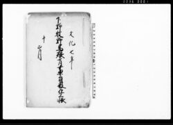下野牧野馬養育藁仕上帳 / Document of Laws image