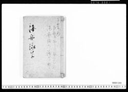 海舟詠草(夜船閑話序) image