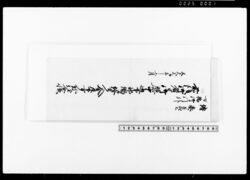 一ツ橋御門外前後御着ニ付御膳所中通下部働并給士人釜屋下方人数仕分帳 / Record of the Number of Workers Working as Nakadōri and Kabu (Envoys), Waitstaff, and Cooking Staff at the Kitchen on the Occasion of the Arrival near Hitotsubashi Gomongai image