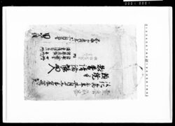 類焼日記扣 / Document of Komeya-Tanaka family image
