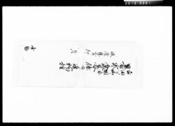 吉田公御国表暑寒盆暮臨時進物控 / Document of Komeya-Tanaka family image