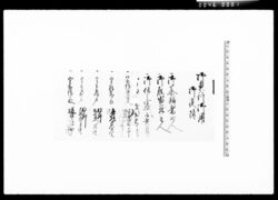 御東行御用御役附 / Document of Komeya Tanaka family image
